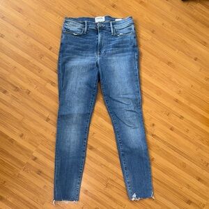 FRAME Women's Le High Skinny Blue Jeans